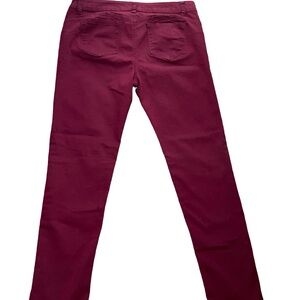 Wax Jean Burgundy Women's Jeans